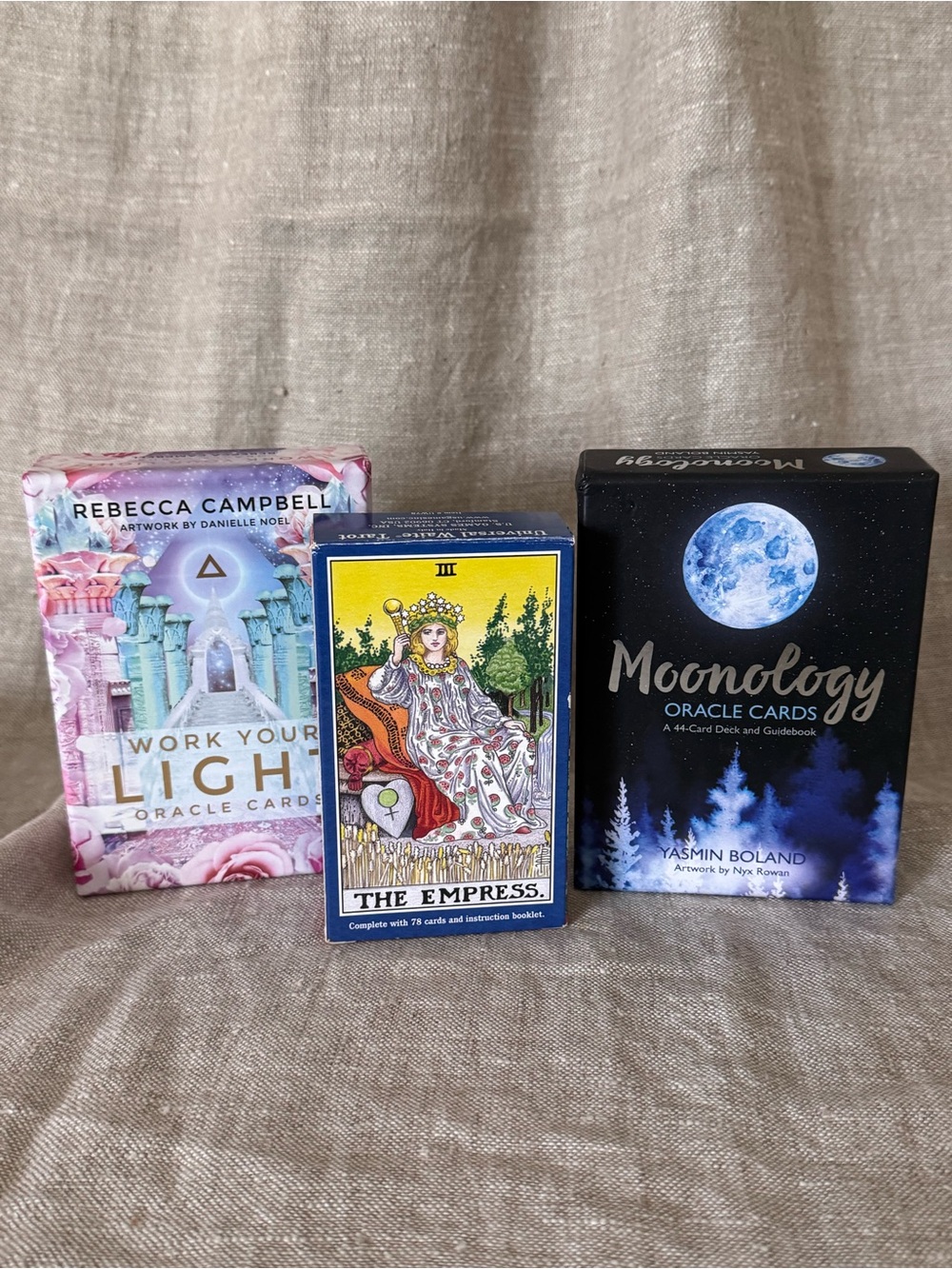 Tarot & Oracle Card Sets Universal Waite Moonology Work Your Light